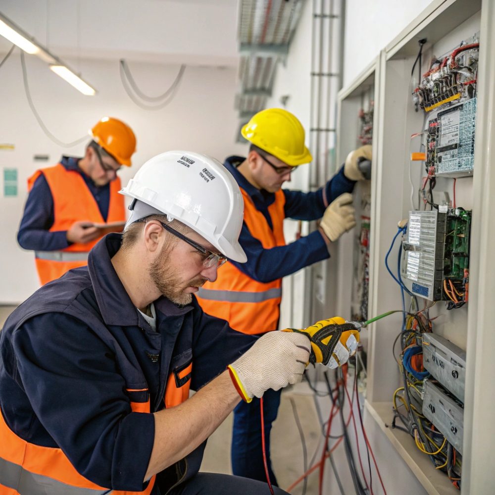 electrical-work-many-technecians